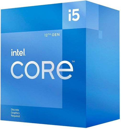 Intel Core i5-12400F 2.5GHz Processor 6 Core for Socket 1700 in Box with Heatsink