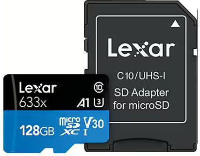Lexar Plus SDXC 128GB Class 10 UHS-I with Adapter view 1