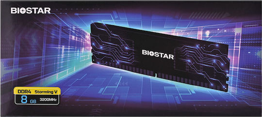 Biostar DDR4 with Module 1x8GB and Speed 3200 for Desktop DX32NU4H08 view 2