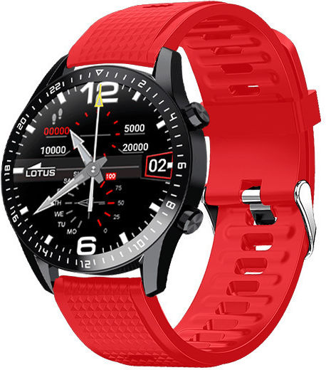 DAS.4 SL13 Smartwatch with Heart Rate Monitor (Black / Red) view 5