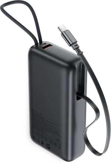 Acefast M34 Power Bank 20000mAh 45W with USB-A Port and USB-C Port Power Delivery Quick Charge 2.0 Quick Charge 3.0 Gray vue 2