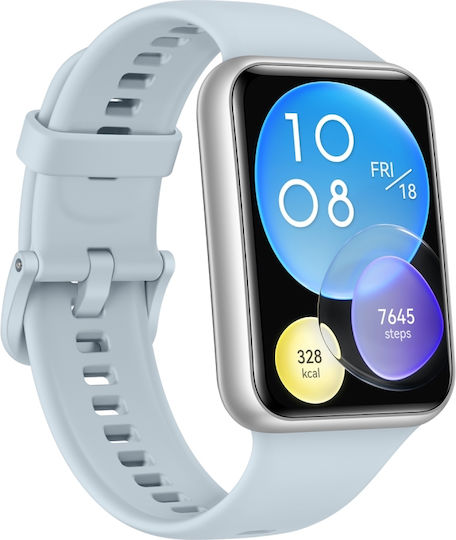 Huawei Watch Fit 2 Active Waterproof with Heart Rate Monitor (Isle Blue) view 3