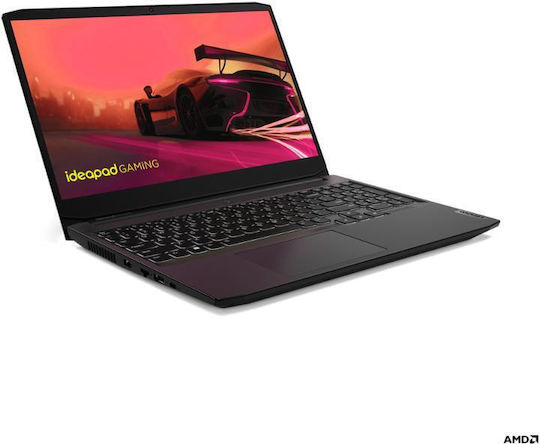 Lenovo IdeaPad Gaming 3 15ACH6 15.6" IPS FHD (Ryzen 5-5500H/16GB/512GB SSD/GeForce RTX 2050/No OS) Shadow Black (US Keyboard) view 2