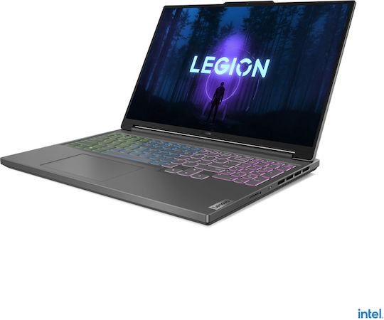 Lenovo Legion Slim 5 16IRH8 16" IPS QHD+ 165Hz (i7-13700H/16GB/512GB SSD/GeForce RTX 4060/W11 Home) Storm Grey (GR Keyboard) view 2