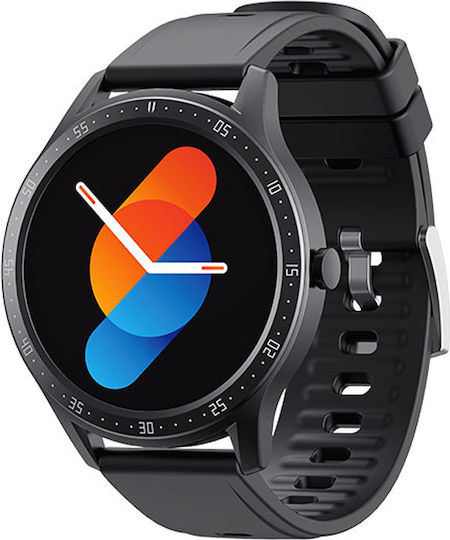 Havit M9026 Aluminium Waterproof Smartwatch with Heart Rate Monitor (Black) view 2