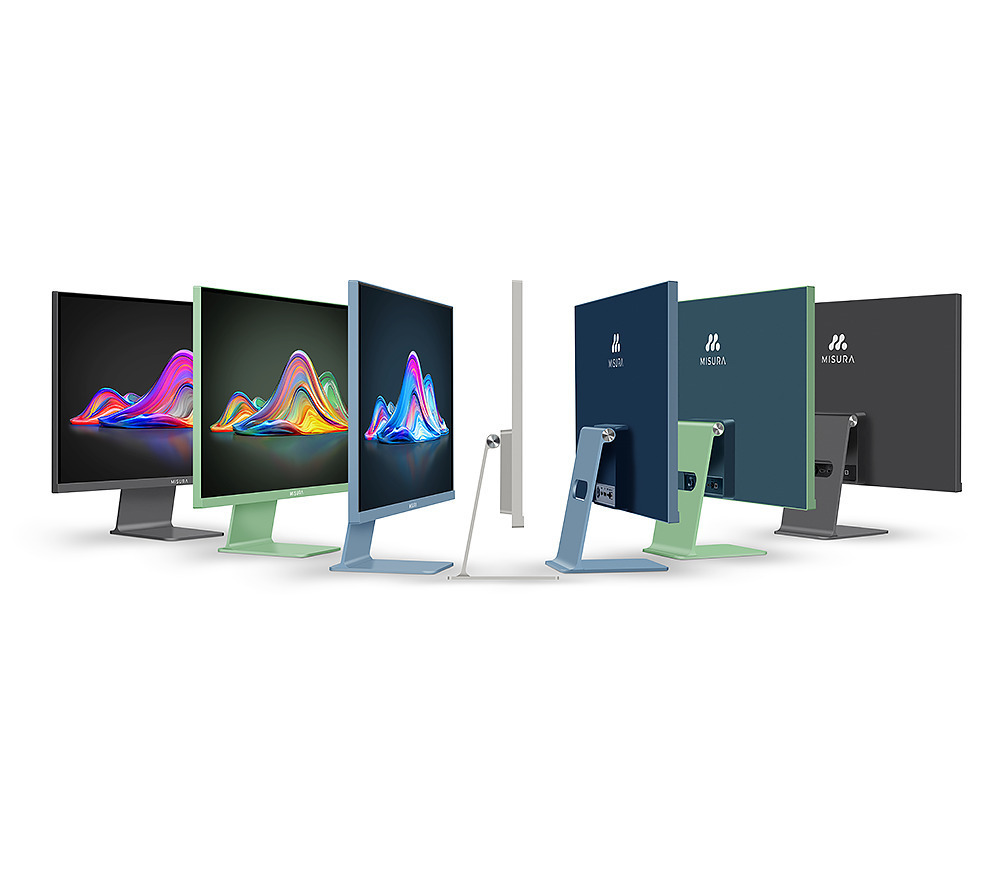 MISURA Viva IPS HDR Monitor 27" QHD 2560x1440 Green view 5