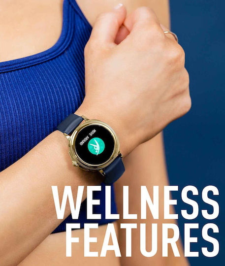 Reflex Active Series 25 Smartwatch with Heart Rate Monitor (Navy Gold) view 5