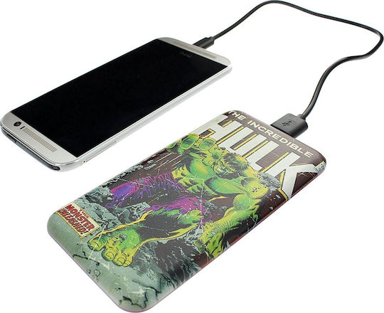 Hulk Power Bank 4000mAh with USB-A Port Multicolour view 2