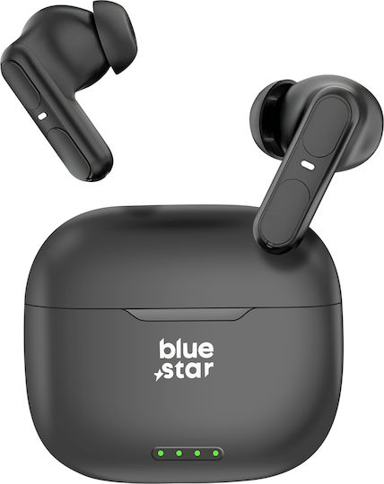 Blue Star BK31 In-ear Bluetooth Handsfree Earphones with Charging Case Black view 9