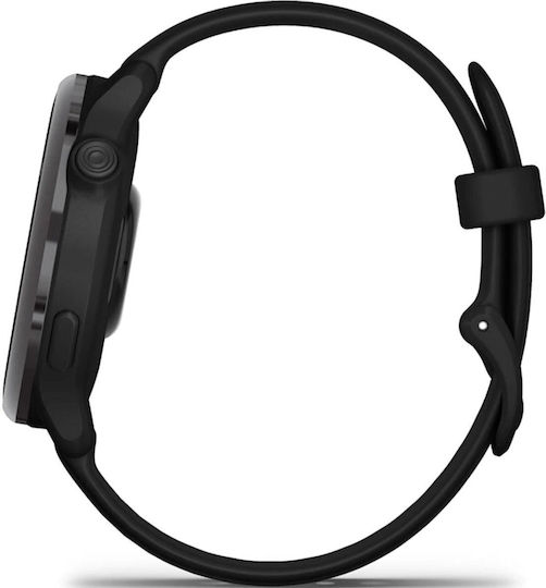Garmin Vivoactive 6 Aluminium 42mm Waterproof Smartwatch with Heart Rate Monitor (Slate with Black Band) view 3