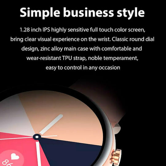 GW33 Pro Smartwatch with Heart Rate Monitor (Pink) view 7