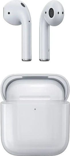 Moxom MX-TW87 Air 2 Earbud Bluetooth Handsfree Headphones with Charging Case White