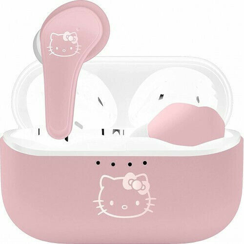 OTL Hello Kitty In-ear Bluetooth Handsfree Earphones with Charging Case Pink view 2