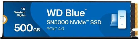 Western Digital SN5000 SSD 500GB M.2 Type with PCI Express 4.0 Connection WDS500G4B0E view 2