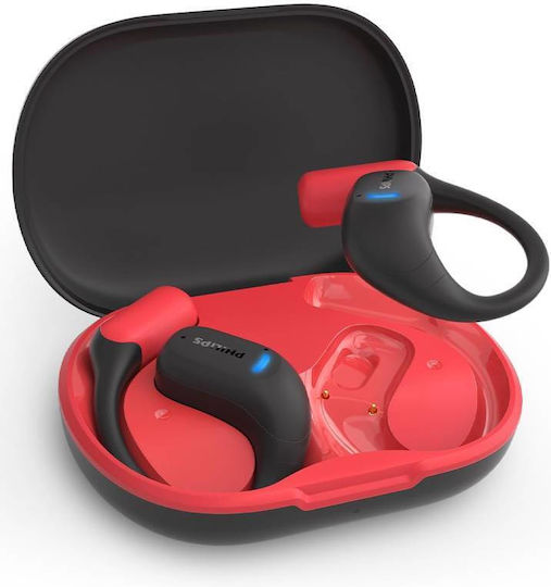 Philips TAA6709 Open Ear Bluetooth Handsfree Earphones with Sweat Resistance and Charging Case Black view 2