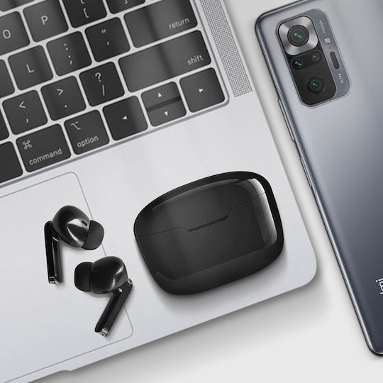 Akashi ALTEARBLK In-ear Bluetooth Handsfree Earphones with Charging Case Black view 4