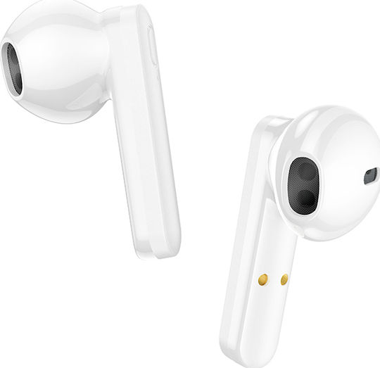 Borofone BW08 Luxury Earbud Bluetooth Handsfree Earphones with Charging Case White view 2