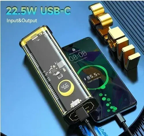 Andowl Q-CD1008 Power Bank 30000mAh 22.5W Multicolour vue 3