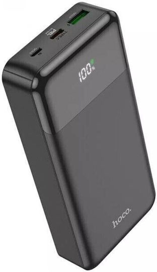 Hoco J102 Power Bank 20000mAh 20W with USB-A Port and USB-C Port Quick Charge 3.0 Black