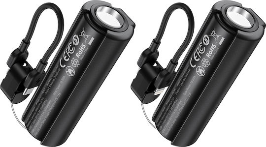 XO PR281 Power Bank 5000mAh 10.5W with USB-C Port Black view 2