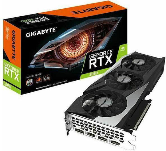 Gigabyte GeForce RTX 3060 rev. 2.0 12GB GDDR6 Gaming OC Graphics Card view 1