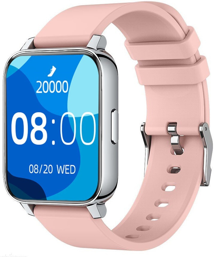 Hero Band FiT Pro Aluminium Smartwatch with Heart Rate Monitor (Pink)