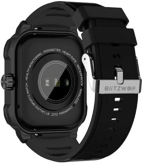 BlitzWolf BW-GTC3 Waterproof Smartwatch with Heart Rate Monitor (Black) view 5