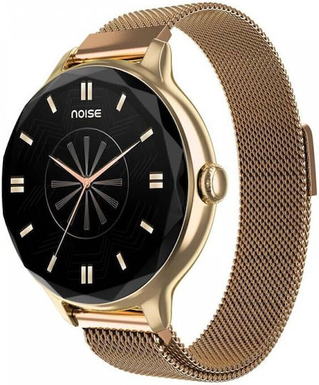 Noise Diva Smartwatch with Heart Rate Monitor (Gold) view 1