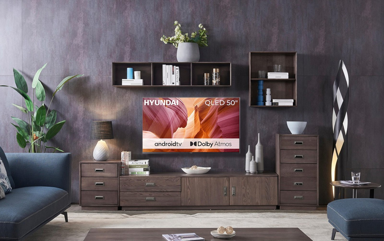 Hyundai Smart TV 65" 4K UHD QLED QLX65850GSMART HDR (2025) view 7