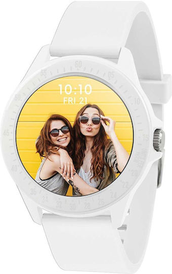 Harry Lime HA07-2000 Aluminium 46mm Smartwatch with Heart Rate Monitor (White) view 4