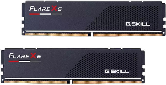 G.Skill Flare X5 DDR5 96GB RAM with 2x48GB Modules and Speed 5600 for Desktop F5-5600J4040D48GX2-FX5
