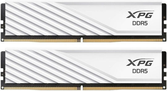 Adata Lancer Blade 32GB DDR5 RAM with 2 Modules (2x16GB) and 5600 Speed for Desktop (AX5U5600C4616G-DTLABWH)