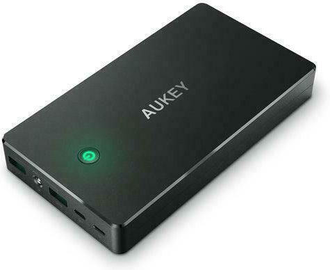 Aukey PB-N36 Power Bank 20000mAh with 2 USB-A Ports Black