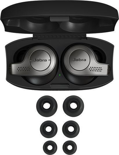 Jabra Elite 65t In-ear Bluetooth Handsfree Earphones with Sweat Resistance and Charging Case Titanium Black view 2