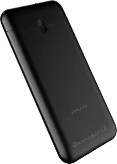 Awei P68K Power Bank 10000mAh with 2 USB-A Ports Black view 4