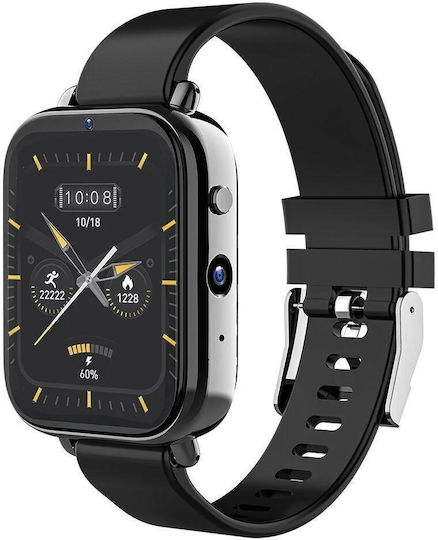Z20 1.75 Inch Screen 4g Lte Smart Watch Android 9 Os 1gb+16gb Black