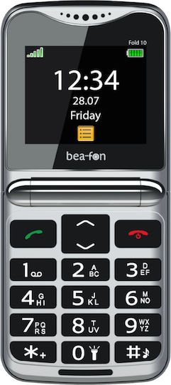 Bea-fon Fold 10 LTE Single SIM Mobile with Buttons Black view 2