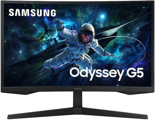 Samsung Odyssey G5 VA HDR Curved Monitor 27" QHD 2560x1440 165Hz view 1