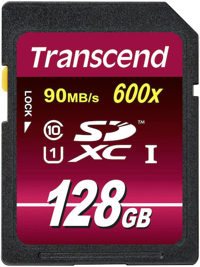 Transcend Ultimate 600x SDXC 128GB Class 10 U1 UHS-I view 2