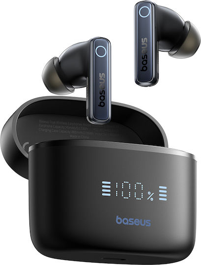 Baseus Bowie 30 In-ear Bluetooth Handsfree Earphones with Sweat Resistance and Charging Case Black