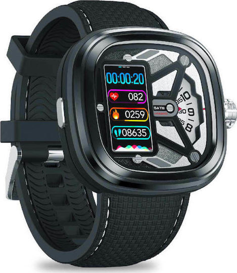 Zeblaze Hybrid 2 45mm Smartwatch with Heart Rate Monitor (Black) view 2