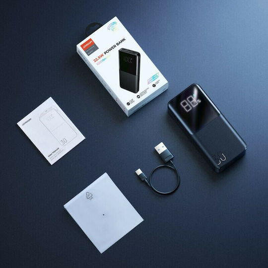 Joyroom JR-QP193 Power Bank 30000mAh 22.5W with 2 USB-A Ports and USB-C Port Black vue 8