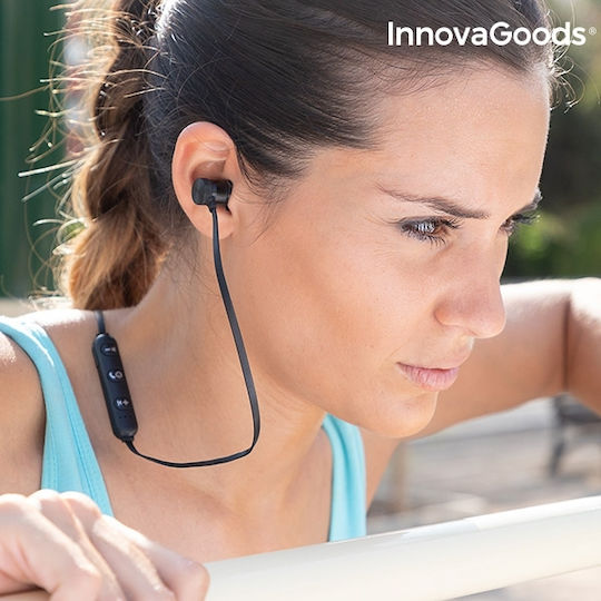 InnovaGoods Magnetic In-ear Bluetooth Handsfree Earphones with Sweat Resistance Black view 7