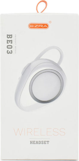 Ezra BE03 In-ear Bluetooth Handsfree Earphone White view 3