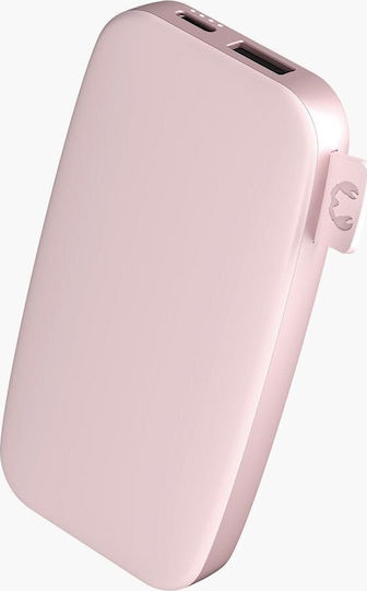 Fresh 'n Rebel Power Bank 6000mAh with USB-A Port and USB-C Port Smokey Pink