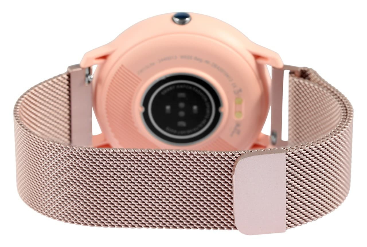 TimeTech 45mm Smartwatch with Heart Rate Monitor (Rose Gold) view 4