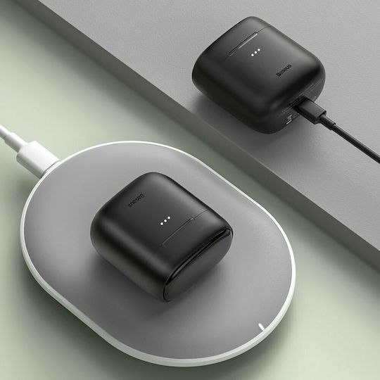 Baseus W06 In-ear Bluetooth Handsfree Earphones with Sweat Resistance and Charging Case Black vista 4