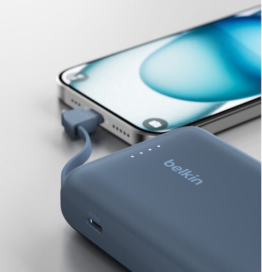 Belkin BoostCharge Power Bank 10000mAh 20W Blue view 5