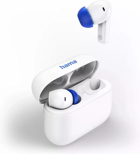 HAMA Passion Clear II In-ear Bluetooth Handsfree Earphones with Charging Case White view 3