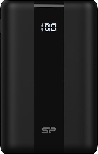Silicon Power QX55 Power Bank 30000mAh 22.5W with 3 USB-A Ports and USB-C Port Power Delivery / Quick Charge 3.0 Black vue 6